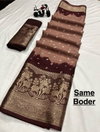 Wow Antic Designer Jacquard  Border Dola Silk Sarees Wholesale Shop In Surat